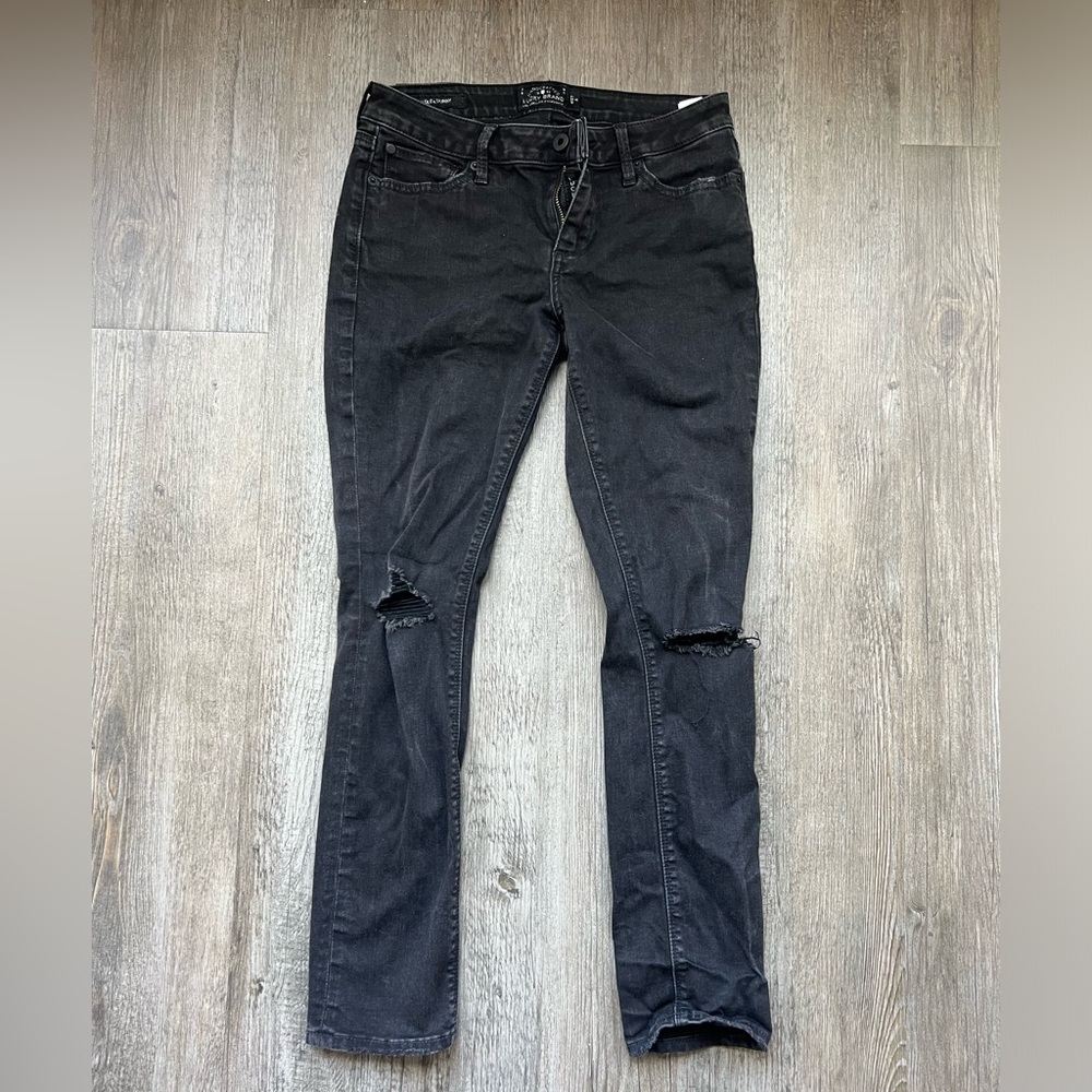 Lucky Brand Black Lolita Skinny Jeans Size 4 27